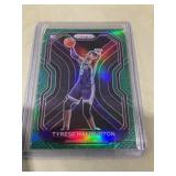 Tyrese Haliburton Prizm Green Rookie Card