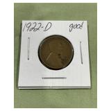 1922-D Wheat Cent