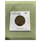 1909-VDB Wheat Cents