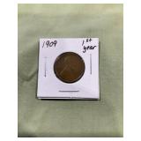 1909 wheat cent