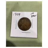 1909 wheat cent