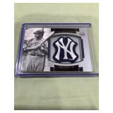 Babe Ruth Commemorative logo patch card