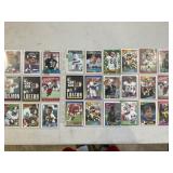 27 vintage HOFers Football cards