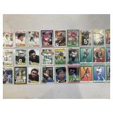27 vintage HOFers Football cards