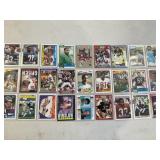 27 vintage HOFers Football cards
