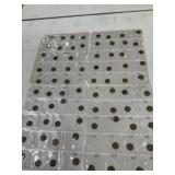 78 Wheat Cents in Sleeves