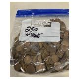 250 Wheat Cents