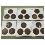 6-PDS Wheat Cent year sets