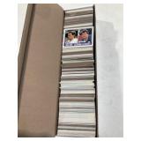 Box of football cards