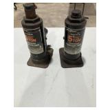 5 ton Bottle Jacks - Qty 2   Tested