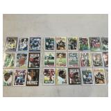 27 vintage HOFers Football Cardd