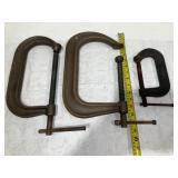C-Clamps L - Qty 3