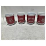 Wisconsin Badger Coffee Cups - Qty 8