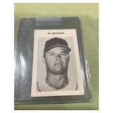 1969 Milton Bradley Ed Mathews Card