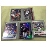 Lot of 5 Tom Brady Cards