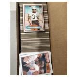 Box of 1980-89 football cards
