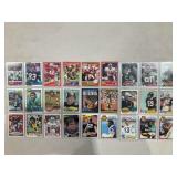 27 HOFers vintage football cards