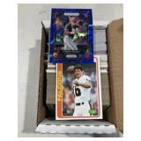 Box of sports cards