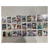 27 HOFers vintage football cards