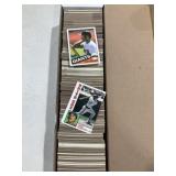 Box of vintage baseball cards 1960s-80s