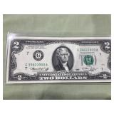 1976 2.00 bill uncirculated