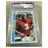 Jan Stenerud 1978 Topps psa autograph card