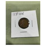 1909-VDB wheat cent