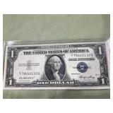 1935-E silver certificate uncirculated