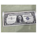 1957 silver certificate uncirculated note