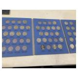 44 Different Jefferson Nickels 1939-61