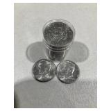 1 Roll AU/BU Kennedy Half Dollars