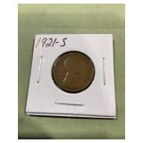 1921-s wheat cent
