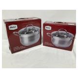 Parini Stainless Dutch Ovens - 7qt and 4qt