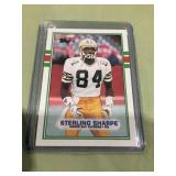 1989 Topps Sterling Sharpe Rookie Card