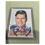 Andy Pafko Milwaukee Braves Auto