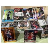 Box of mixed sports cards