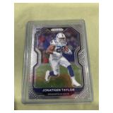 Jonathan Taylor Prizm rookie card