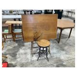 Adjustable Drafting Table w/Chair