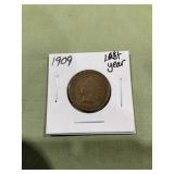 1909 Indian head cent