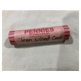 Roll of teen wheat cents