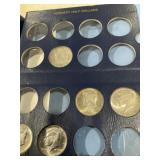 Kennedy Book with 6 unc Coins