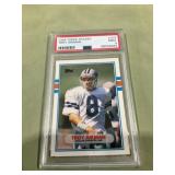 1989 Topps Troy Aikman RC PSA 9