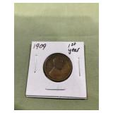 1909 wheat cent