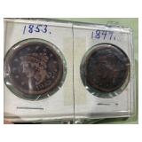 2 us large cents