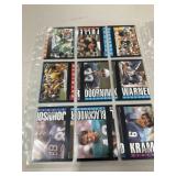 15 vintage miscut football cards