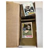 Box of 1982 topps football cards