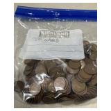 250 Wheat Cents