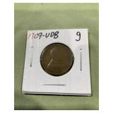 1909 VDB wheat cent