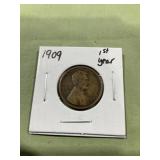 1909 wheat cent