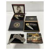Collectable Knives - Earnhardt, Motorcycle, Wolf